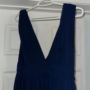 Lulus heavenly hues navy blue maxi dress